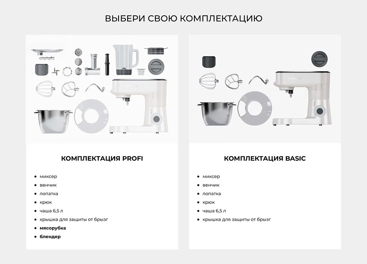 Планетарный миксер Wollmer T1000: купить, цена, отзывы, фото ...