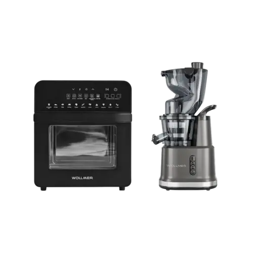 Комплект «Аэрогриль Wollmer AF205 + Шнековая соковыжималка Wollmer J310»