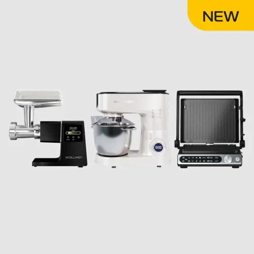 Комплект «Планетарный миксер T1000 + Мясорубка M909 + Гриль S805»