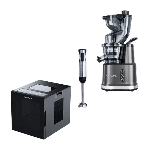 Комплект «Соковыжималка J310 + Дегидратор JD500 + Блендер G522»